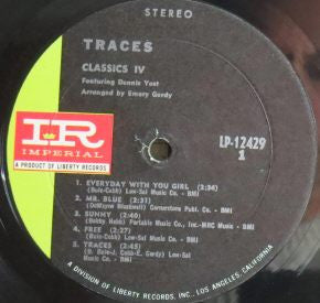 Classics IV* Featuring Dennis Yost : Traces (LP, Album)