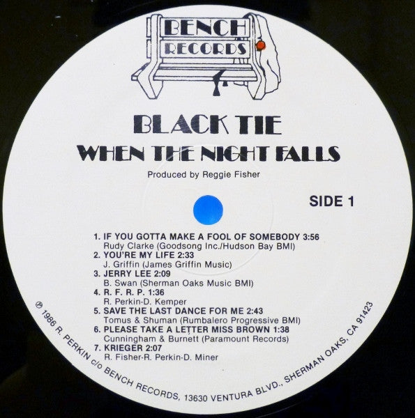 Black Tie (2) : When The Night Falls (LP, Album)