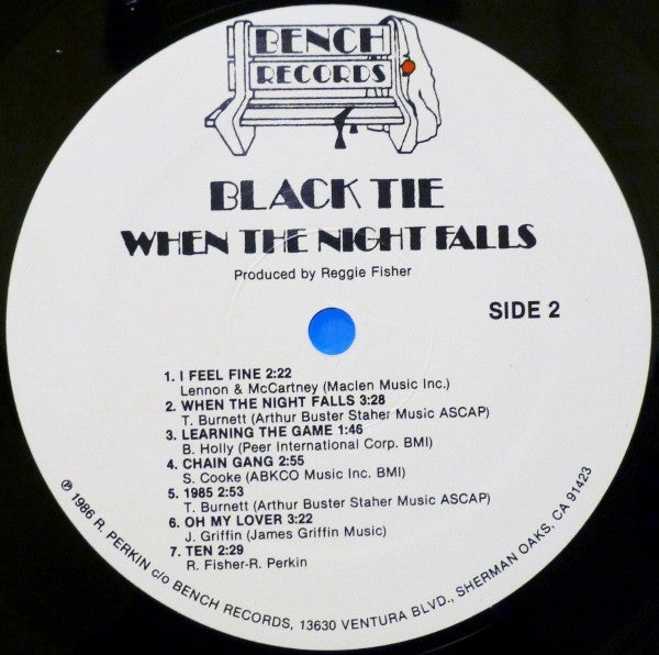Black Tie (2) : When The Night Falls (LP, Album)