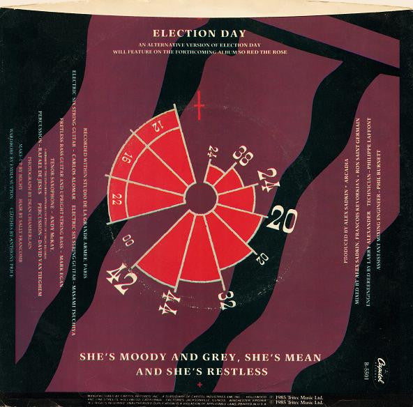 Arcadia (3) : Election Day (7", Single)