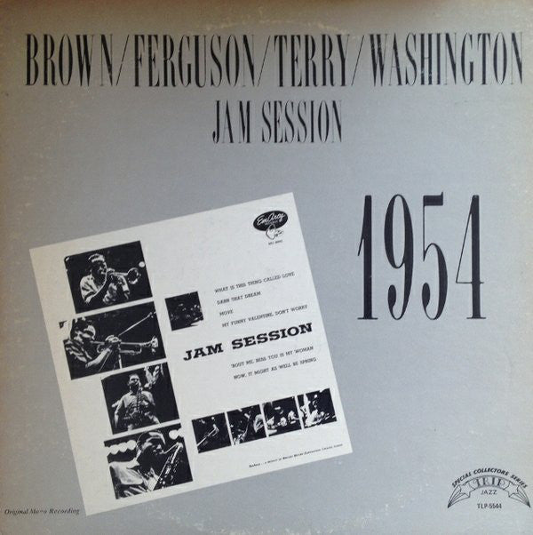 Clifford Brown / Maynard Ferguson / Clark Terry / Dinah Washington : Jam Session (LP, Album, Mono, RE)