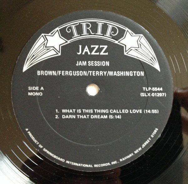 Clifford Brown / Maynard Ferguson / Clark Terry / Dinah Washington : Jam Session (LP, Album, Mono, RE)