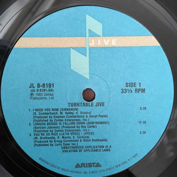 Various : Turntable Jive (LP, Comp)