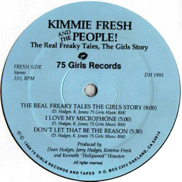 Kimmie Fresh And The People : The Real Freaky Tales, The Girls Story (LP, Album)