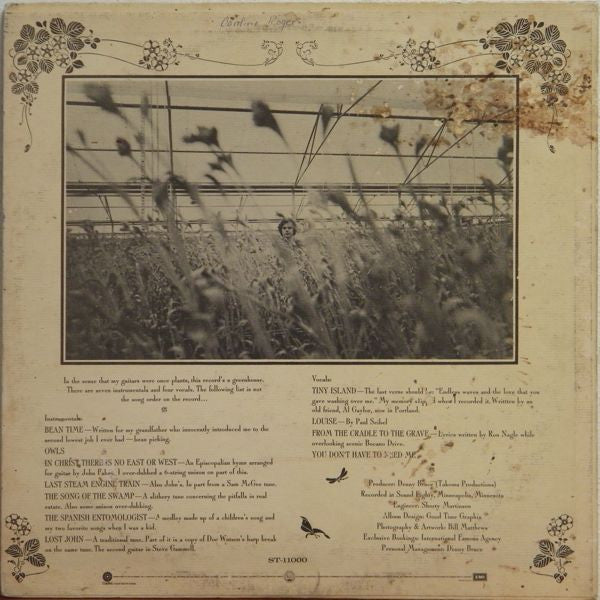 Leo Kottke : Greenhouse (LP, Album, Los)