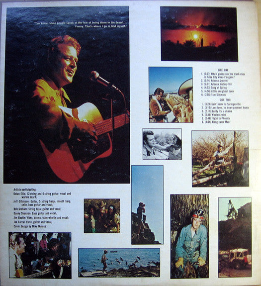 Dolan Ellis : The Who's Gonna Run The Truck Stop In Tuba City When I'm Gone Album (LP, Album)