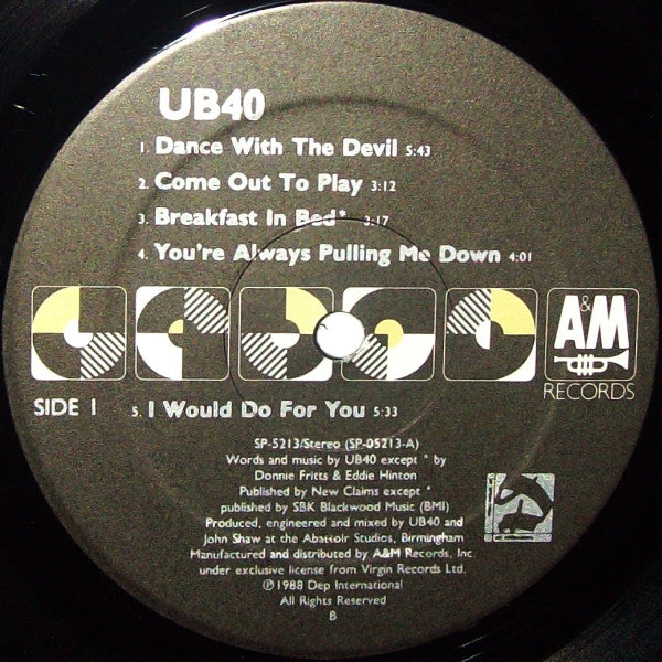 UB40 : UB40 (LP, Album, B =)