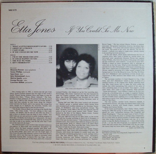 Etta Jones : If You Could See Me Now (LP)