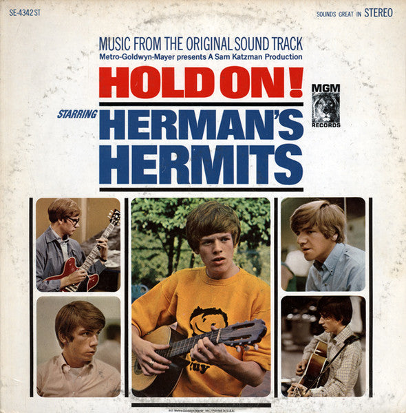 Herman's Hermits : Hold On! (Music From The Original Sound Track) (LP, Album, Club, Cap)