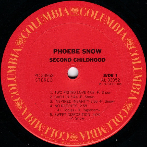 Phoebe Snow : Second Childhood (LP, Album)