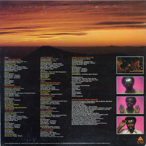 Harvey Mason : Earthmover (LP, Album, H.V)
