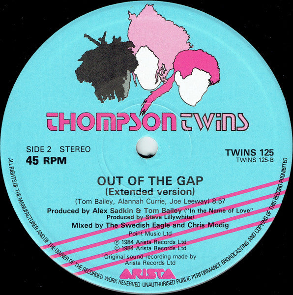 Thompson Twins : Sister Of Mercy (12", Single, P/Mixed)