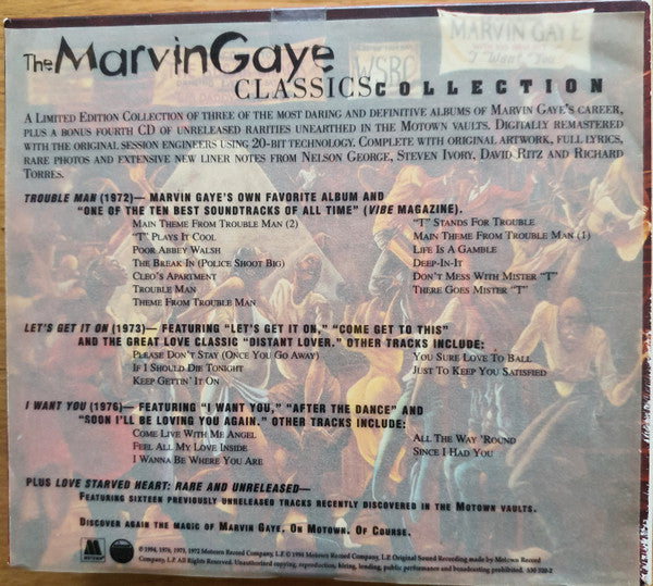 Marvin Gaye : The Marvin Gaye Classics Collection (4xCD, Comp + Box)