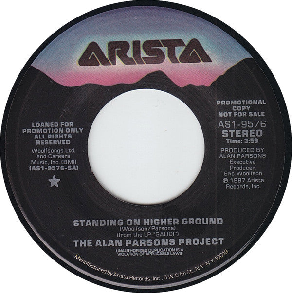 The Alan Parsons Project : Standing On Higher Ground (7", Promo)