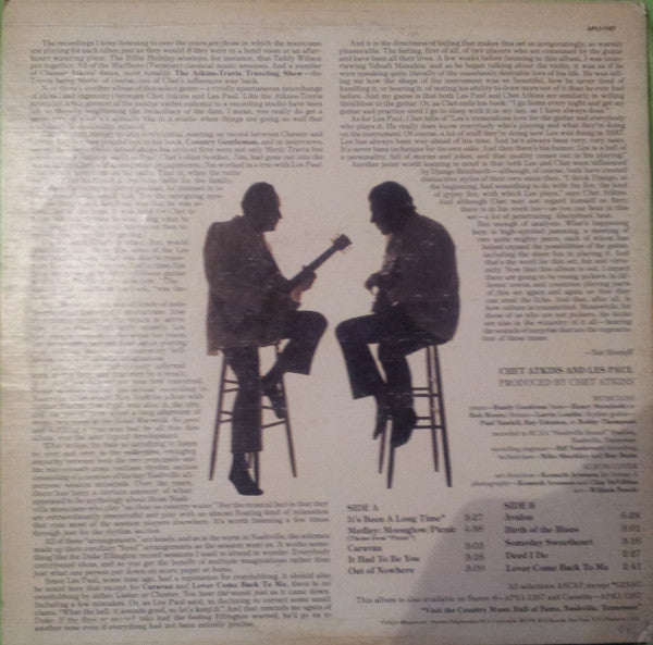 Chet Atkins & Les Paul : Chester & Lester (LP, Album, Ind)