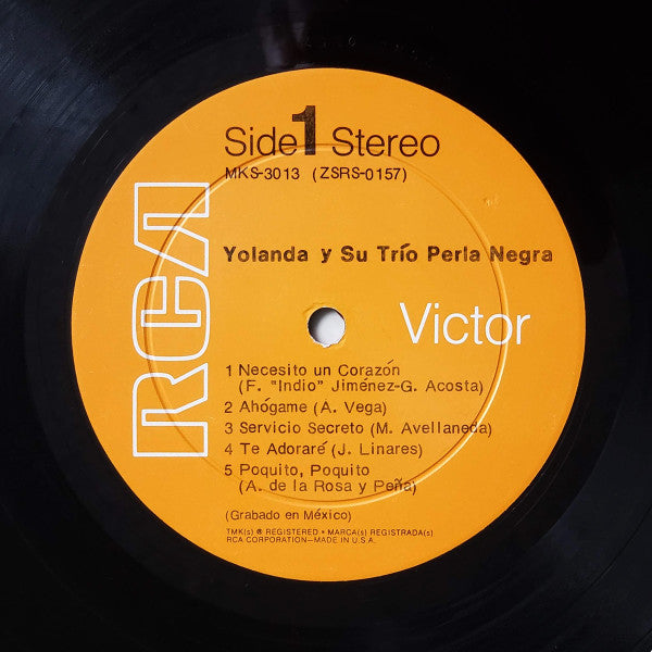 Yolanda Y Su Trio Perla Negra : Yolanda Y Su Trio Perla Negra (LP, Album)