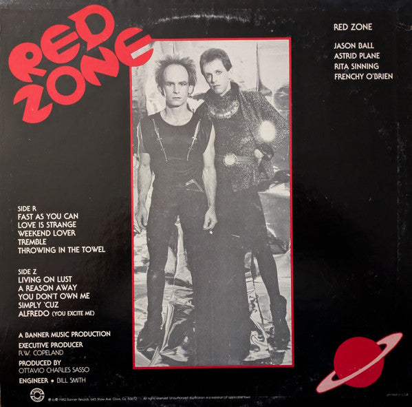 Red Zone (10) : Living On Lust (LP, Album)