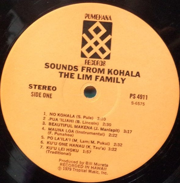 The Lim Family : Sounds From Kohala (LP, Album)