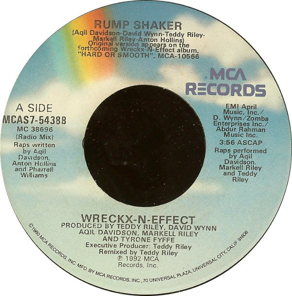 Wreckx-N-Effect* : Rump Shaker (7", Single)