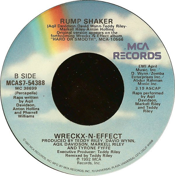 Wreckx-N-Effect* : Rump Shaker (7", Single)