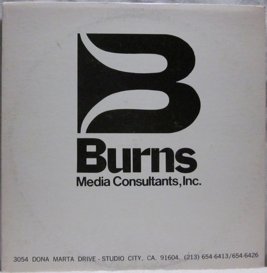 Kansas (2) : Burns Media Consultants Kansas: Leftoverture, A Radio Special (LP)