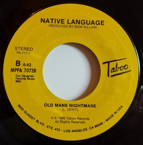 Native Language : Trouble (7")