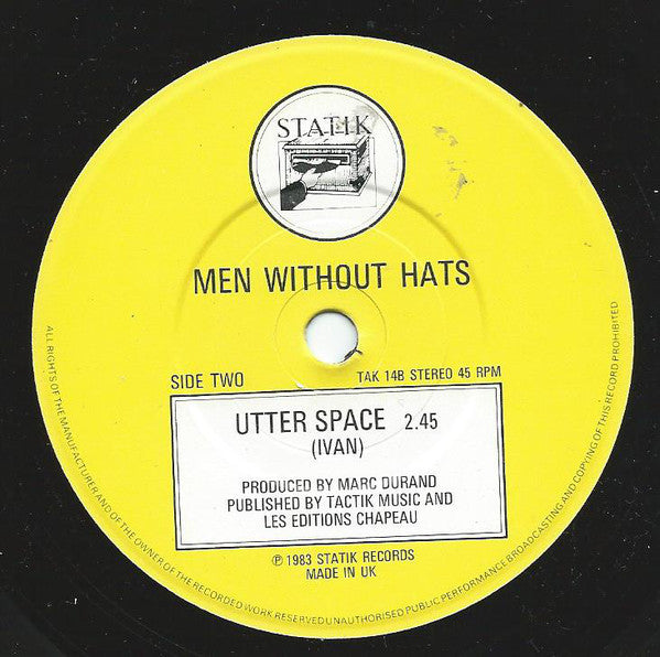 Men Without Hats : I Got The Message (7", Single, RE)