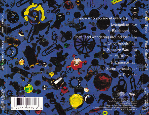 Cocteau Twins : Four-Calendar Café (CD, Album)