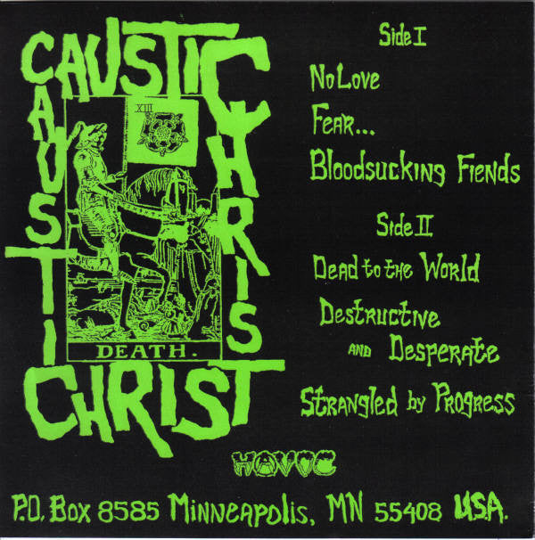 Caustic Christ : No Love (7")