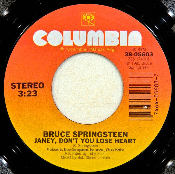 Bruce Springsteen : I'm Goin' Down (7", Single, Styrene, Pit)