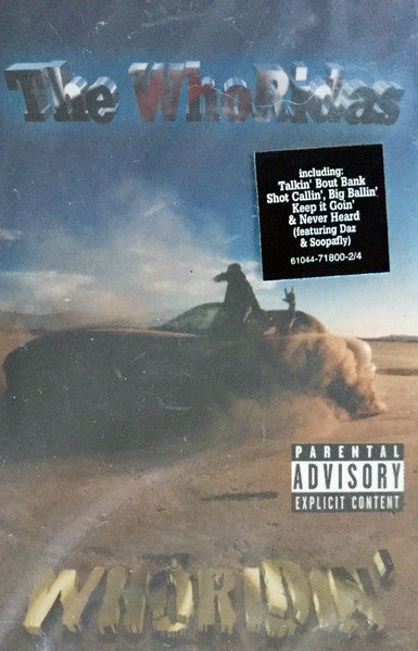 The Whoridas : Whoridin' (Cass, Album)