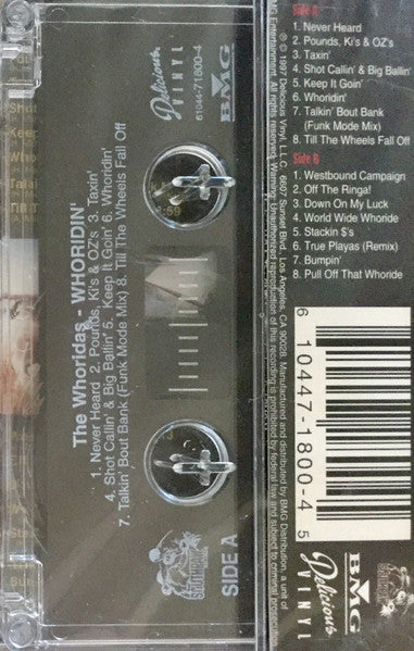 The Whoridas : Whoridin' (Cass, Album)