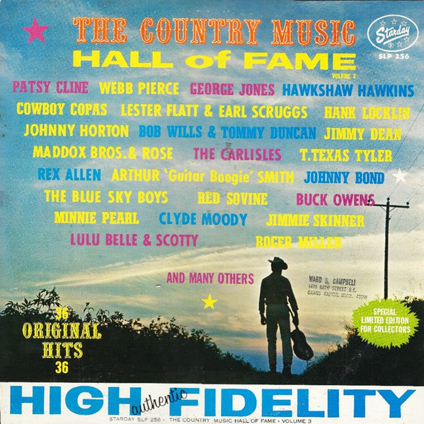 Various : Country Music Hall Of Fame - Volume 3 (2xLP, Comp, Gat)