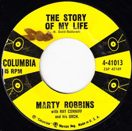 Marty Robbins : The Story Of My Life / Once-A-Week Date (7")