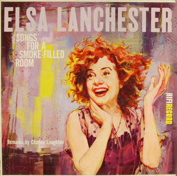 Elsa Lanchester : Songs For A Smoke-Filled Room (LP, Album, Mono)