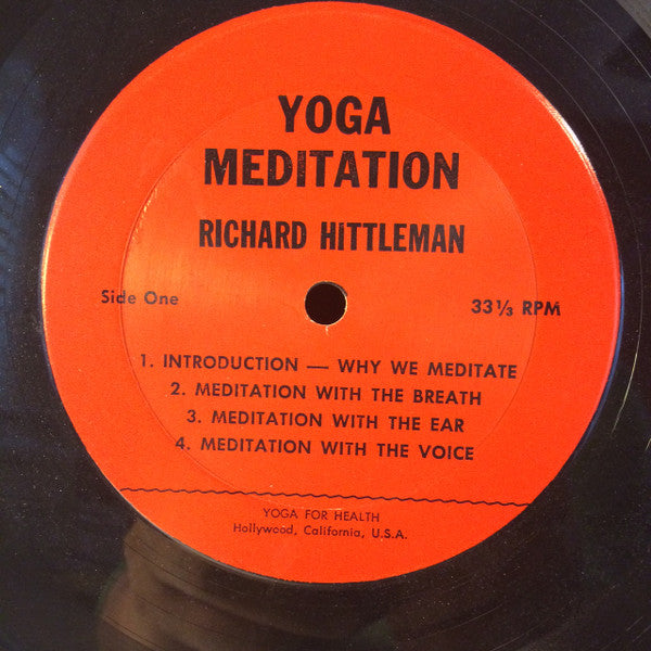 Richard Hittleman : Yoga Meditation (LP)