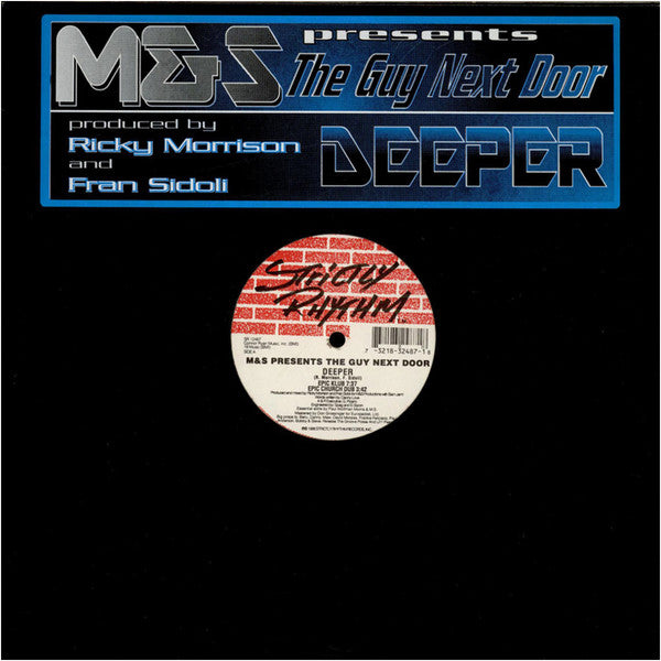 M&S Presents The Guy Next Door : Deeper (12")