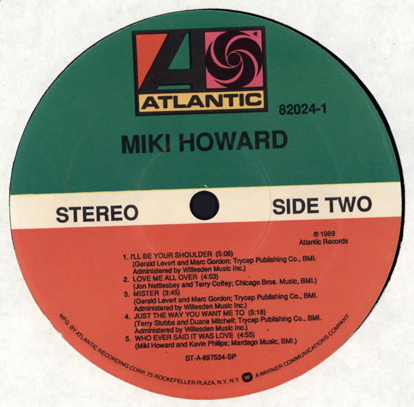 Miki Howard : Miki Howard (LP, Album)