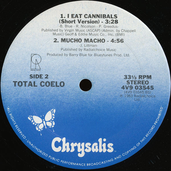 Toto Coelo : I Eat Cannibals (12")