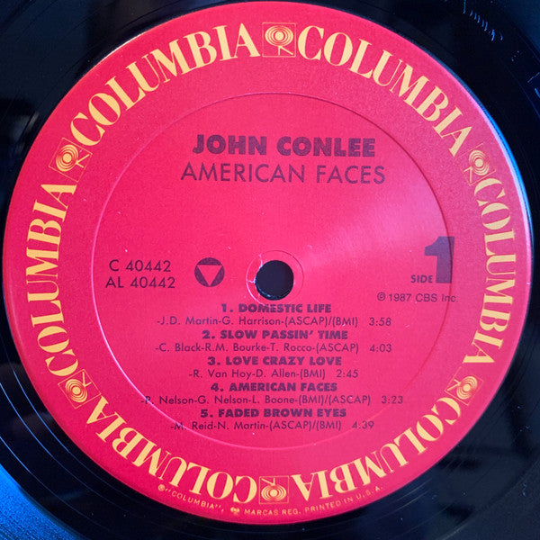 John Conlee : American Faces (LP, Album, Car)