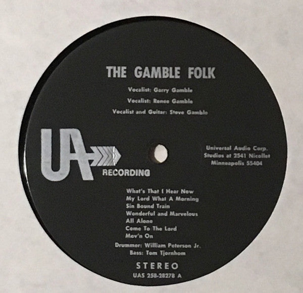 The Gamble Folk : The Gamble Folk (LP, Album)