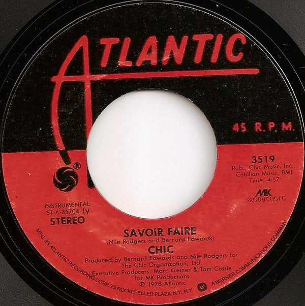 Chic : Le Freak / Savoir Faire (7", Single, Styrene, She)