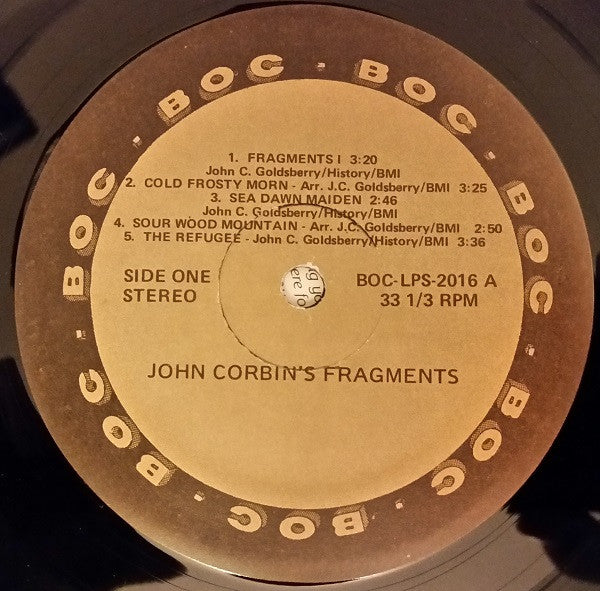 John Corbin : Fragments (LP, Album)