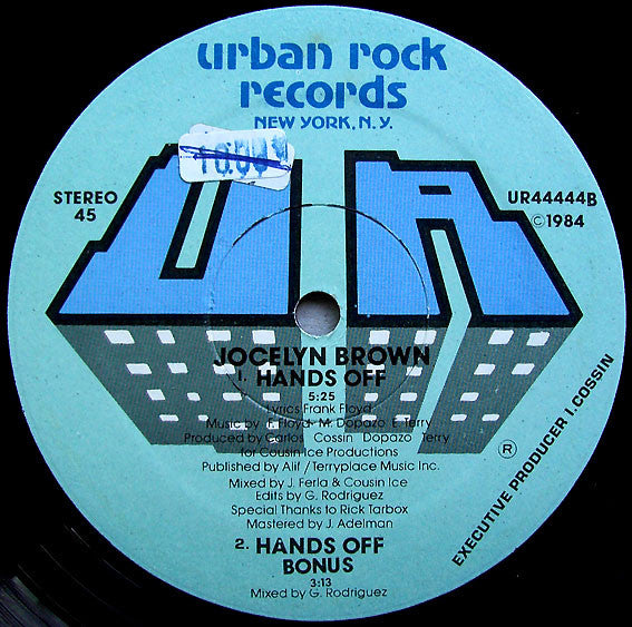 Jocelyn Brown : Hands Off (12")