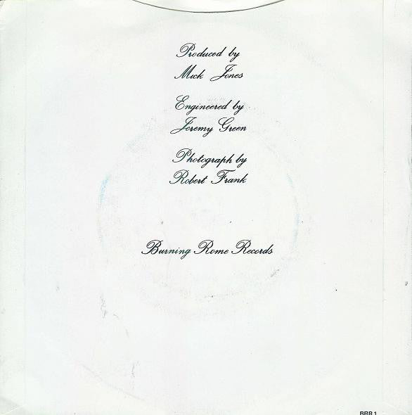 Theatre Of Hate : Rebel Without A Brain (7")