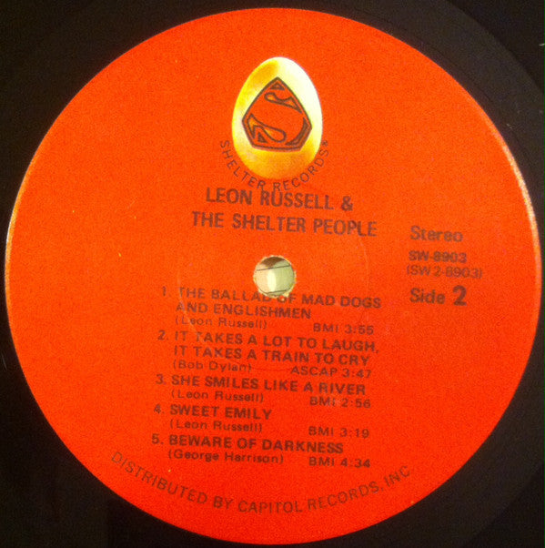 Leon Russell : Leon Russell And The Shelter People (LP, Album, Win)