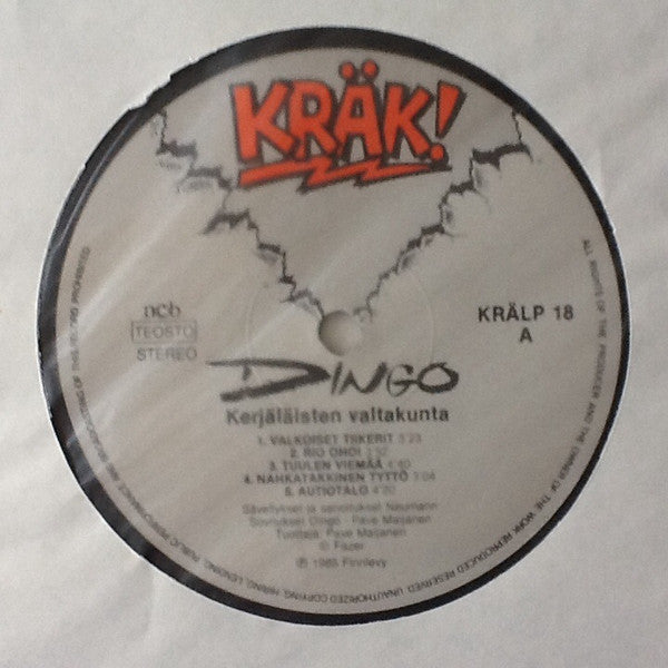 Dingo : Kerjäläisten Valtakunta (LP, Album)