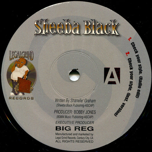Sheeba Black : Check Your Style (12", Single)