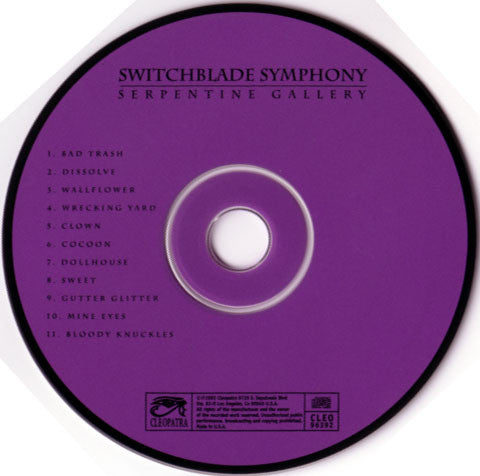 Switchblade Symphony : Serpentine Gallery (CD, Album, RP)