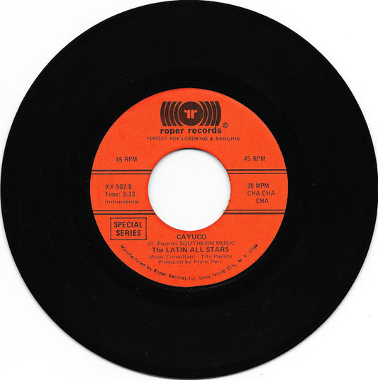 The Latin All Stars : Tea For Two / Cayuco (7", Single)